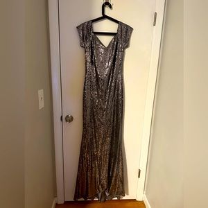 Silver sequence Dress